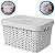 CESTO 33L CTAMPA BRANCO - Imagem 1