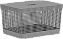 CESTO ORGANIZADOR GRID 20L TAMPA CHUMBO FECHADO - Imagem 2