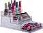 ORGANIZADOR DIAMOND TRIPLO 26 X 16 X 10 CM CRISTAL - Imagem 2