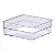 MODULAR ORGANIZADOR DIAMOND 15 X 15 X 5,2 CM CRISTAL - Imagem 1