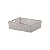 CESTO ORGANIZADOR QUADRATTA 34 X 27 X 9 CM BRANCO - Imagem 1