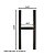 Suporte H para Lixeira em Madeira Plástica - InBrasil - Imagem 1