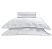 Jogo de Cama Percal 300 fios Branco - Imagem 1