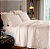 Jogo de Cama 300 Fios c/ Bordado Marfim - Imagem 3