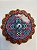 Incensário Mandala em resina e base em MDF - 7,5cm - Mandala Cód. 033 - Imagem 1