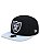 Boné New Era 9fifty NFL Las Vegas Raiders Primary Snapback Hat Black / Grey - Imagem 1