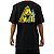Camiseta HUF Saturday Morning Tee Black - Imagem 3