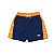 Shorts HIGH Crop Orange Navy - Imagem 1
