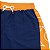 Shorts HIGH Crop Orange Navy - Imagem 3