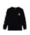 Camiseta HUF Prism Logo Sportif Long Sleeve Black - Imagem 2