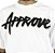 Camiseta Approve No-Sew Big Logo White - Imagem 2