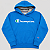 Moletom Champion Script Fleece Pullover Hoodie Deep Blue - Imagem 1
