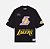 Camiseta Approve x NBA Oversized Lakers Black - Imagem 1