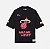 Camiseta Approve x NBA Oversized Heat Black - Imagem 1