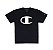 Camiseta Champion C Logo Pinstripe Ink Black - Imagem 1