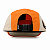 Boné HUF 5 Panel Volley Orange Sand - Imagem 4