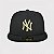Boné New Era 59fifty MLB New York Yankees Gold Black - Imagem 1