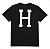 Camiseta HUF Classic H Tee Black - Imagem 2