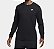 Camiseta Nike Sportswear Club Long Sleeve Black - Imagem 1