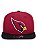 Boné New Era 9FIFTY NFL Arizona Cardinals Original Fit Snapback Red - Imagem 3
