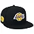 Boné New Era 59FIFTY NBA Fitted Los Angeles Lakers Core Black - Imagem 2