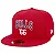 Boné New Era 59FIFTY NBA Chicago Bulls Core Fitted Red - Imagem 1