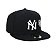 Boné New Era 59FIFTY MLB New York Yankees Core Fitted Pin 50 years Black - Imagem 4