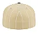 Boné New Era 59fifty MLB New York Yankees Striped Pin Beige - Imagem 4
