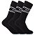 Meia Stance Basic 3 Pack Crew Socks Black - Imagem 4