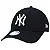 Boné New Era Feminino 9TWENTY Strapback MLB New York Yankees Aba Curva Preto - Imagem 1