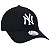 Boné New Era Feminino 9TWENTY Strapback MLB New York Yankees Aba Curva Preto - Imagem 3