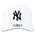 Boné New Era 9FORTY A-Frame Snapback Aba Curva MLB New York Yankees White - Imagem 2