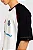Camiseta Baw Over Raglan Street Racing Off White Black - Imagem 3