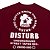 Camiseta Disturb Street Tapes in Burgundy - Imagem 2