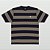 Camiseta PLANO C Striped "PC LETTER" Navy & Green - Imagem 1
