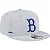 Boné New Era 59FIFTY MLB Brooklyn Dodgers Clubhouse 2025 Fitted Grey - Imagem 4