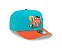 Boné New Era 9FITY NFL Miami Dolphins Cartoon A-Frame Acqua - Imagem 3