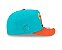 Boné New Era 9FITY NFL Miami Dolphins Cartoon A-Frame Acqua - Imagem 4
