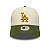 Boné New Era 9FIFTY MLB Los Angeles Dodgers Patch Beige - Imagem 2
