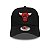 Boné 9FORTY NBA Chicago Bulls A-Frame Side Patch Black - Imagem 2