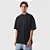 Camiseta Champion Oversized Piquet Script Black - Imagem 1