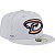 Boné New Era 59FIFTY MLB Arizona Diamondbacks Fitted Clubhouse 2025 Grey - Imagem 1