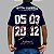Camiseta Approve Huge Numbers Premium Navy Blue - Imagem 1