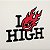 Camiseta HIGH Tee I Love High White - Imagem 2