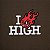 Camiseta HIGH Tee I Love High Brown - Imagem 2