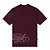 Camiseta Disturb Script Burgundy - Imagem 2