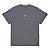 Camiseta PLANO C Logo Embroidery Grey - Imagem 1