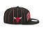 Boné New Era 9FIFTY NBA Chicago Bulls Striped Hat Black - Imagem 3