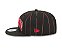 Boné New Era 9FIFTY NBA Chicago Bulls Striped Hat Black - Imagem 4