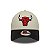 Boné New Era 9FORTY NBA Chicago Bulls Contrast Patch Hat Beige - Imagem 2